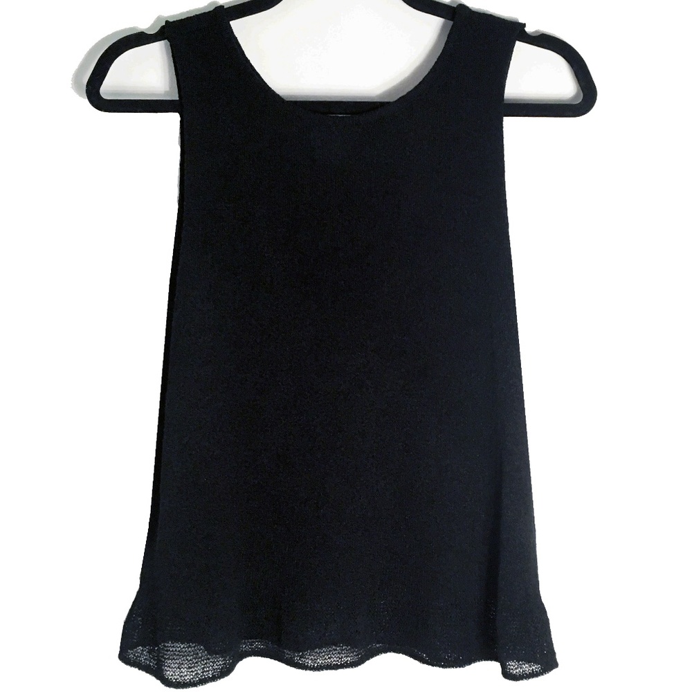 Joan and David Lightweight Knit Shell Top, Size M